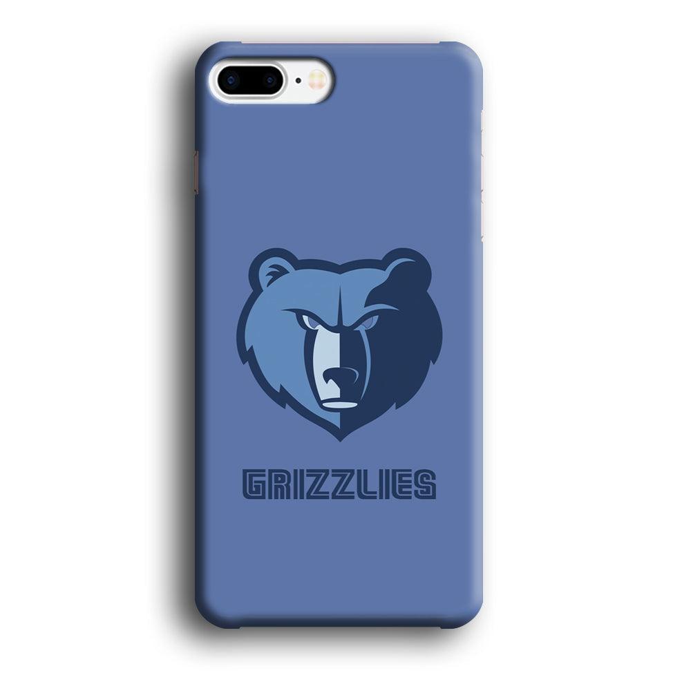 Memphis Grizzlies Bear Gaze iPhone 8 Plus Case-Oxvistore