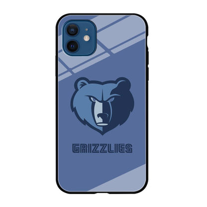 Memphis Grizzlies Bear Gaze iPhone 12 Case-Oxvistore