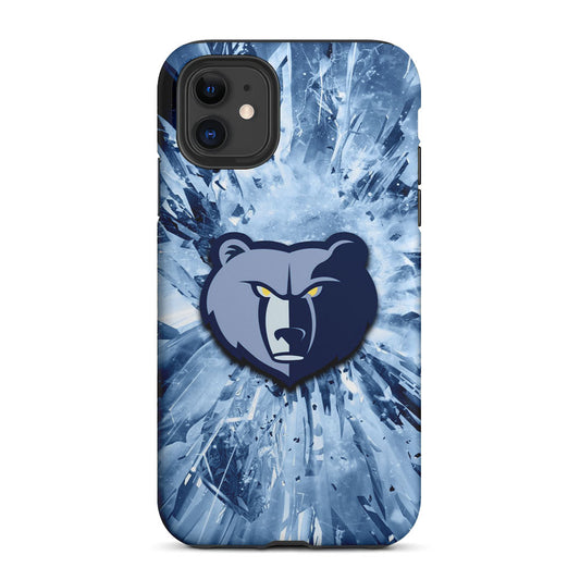 Memphis Grizzlies Crystal 2 in 1 Tough Phone Case