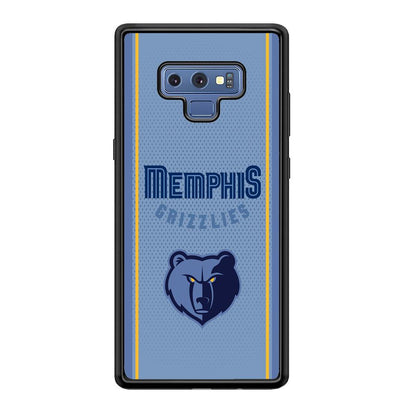 Memphis Grizzlies Light Blue Jersey Samsung Galaxy Note 9 Case-Oxvistore