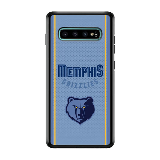 Memphis Grizzlies Light Blue Jersey Samsung Galaxy S10 Plus Case-Oxvistore