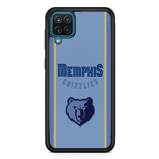 Memphis Grizzlies Light Blue Jersey Samsung Galaxy A12 Case-Oxvistore