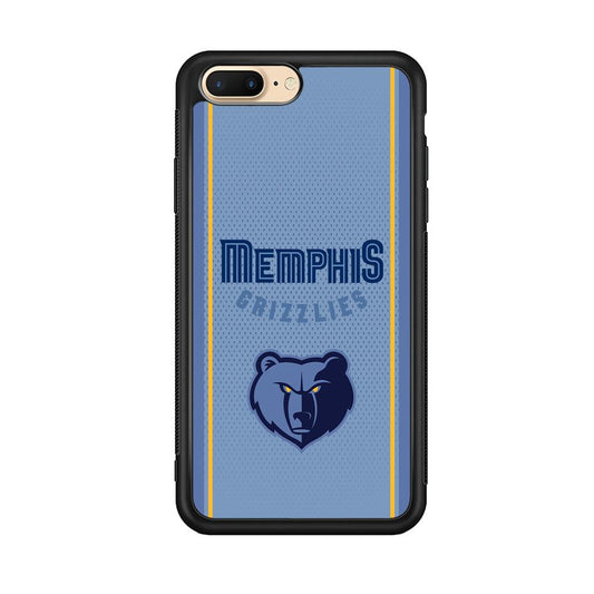 Memphis Grizzlies Light Blue Jersey iPhone 8 Plus Case-Oxvistore