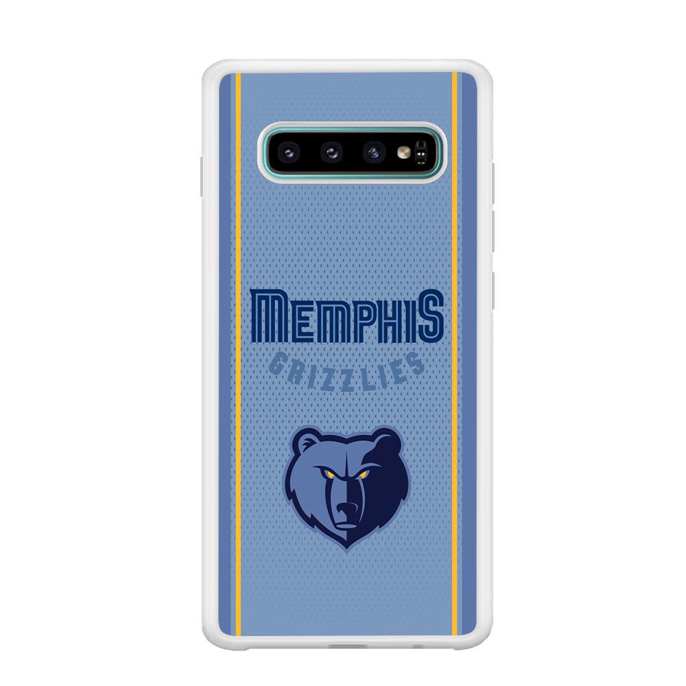 Memphis Grizzlies Light Blue Jersey Samsung Galaxy S10 Plus Case-Oxvistore