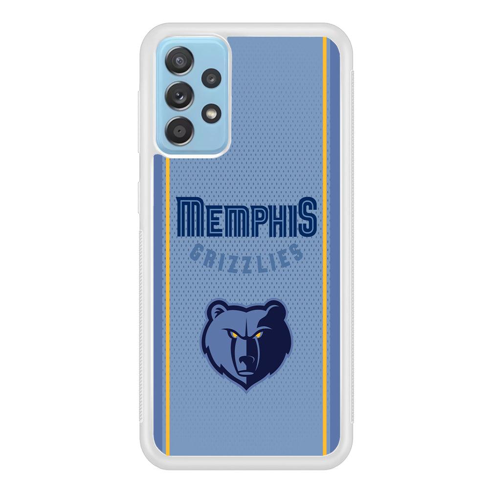 Memphis Grizzlies Light Blue Jersey Samsung Galaxy A52 Case-Oxvistore