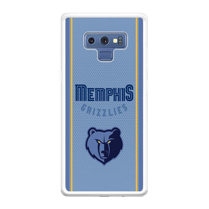 Memphis Grizzlies Light Blue Jersey Samsung Galaxy Note 9 Case-Oxvistore