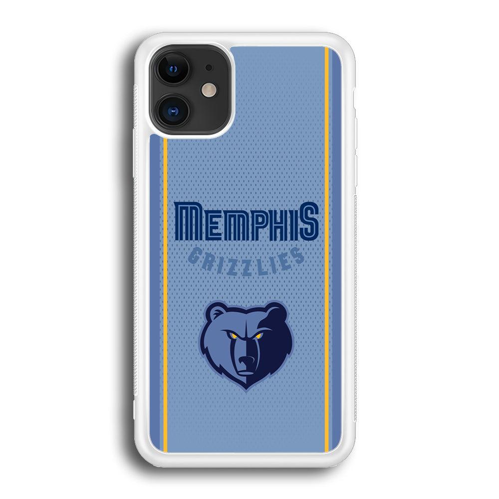 Memphis Grizzlies Light Blue Jersey iPhone 12 Case-Oxvistore