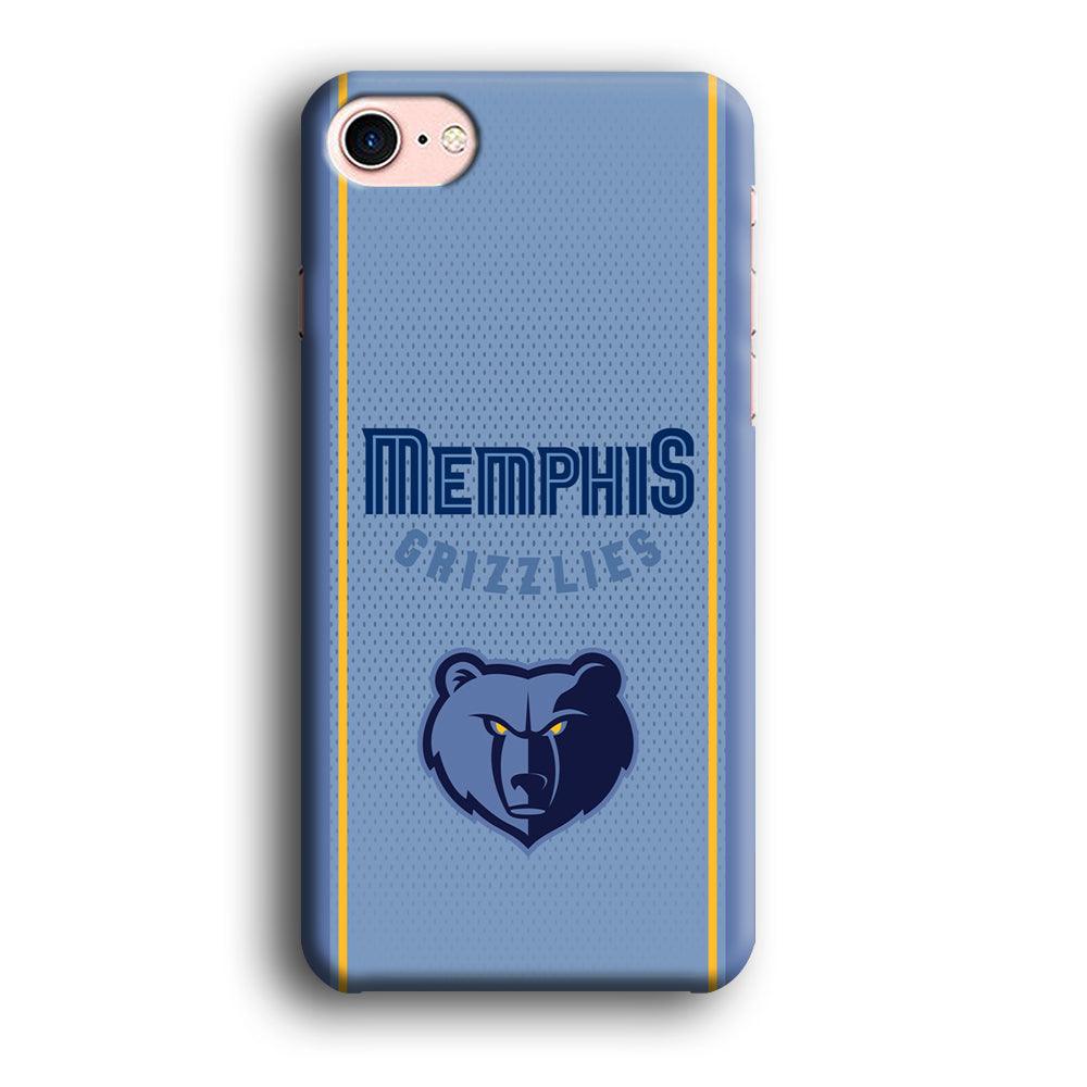 Memphis Grizzlies Light Blue Jersey iPhone 8 Case-Oxvistore