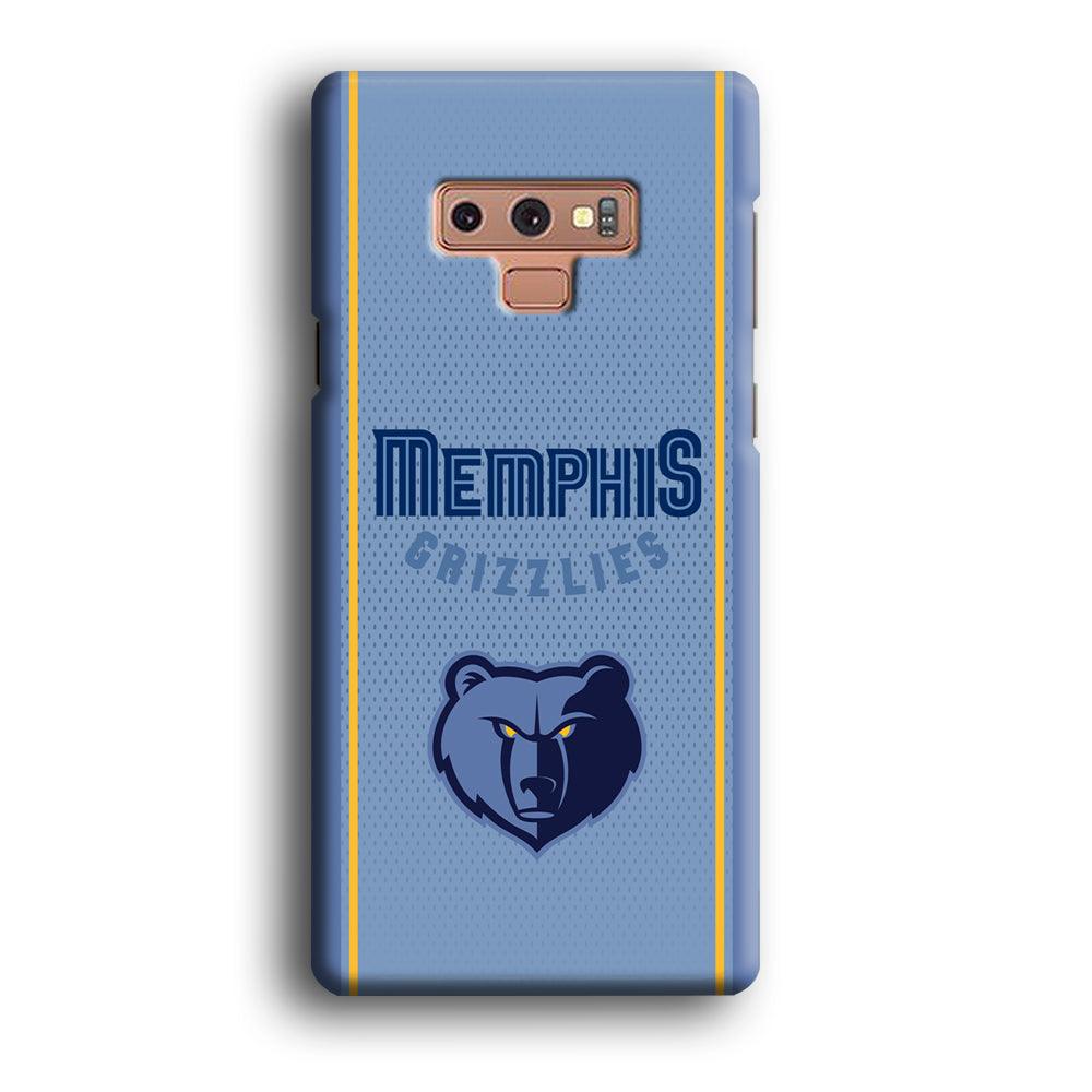 Memphis Grizzlies Light Blue Jersey Samsung Galaxy Note 9 Case-Oxvistore