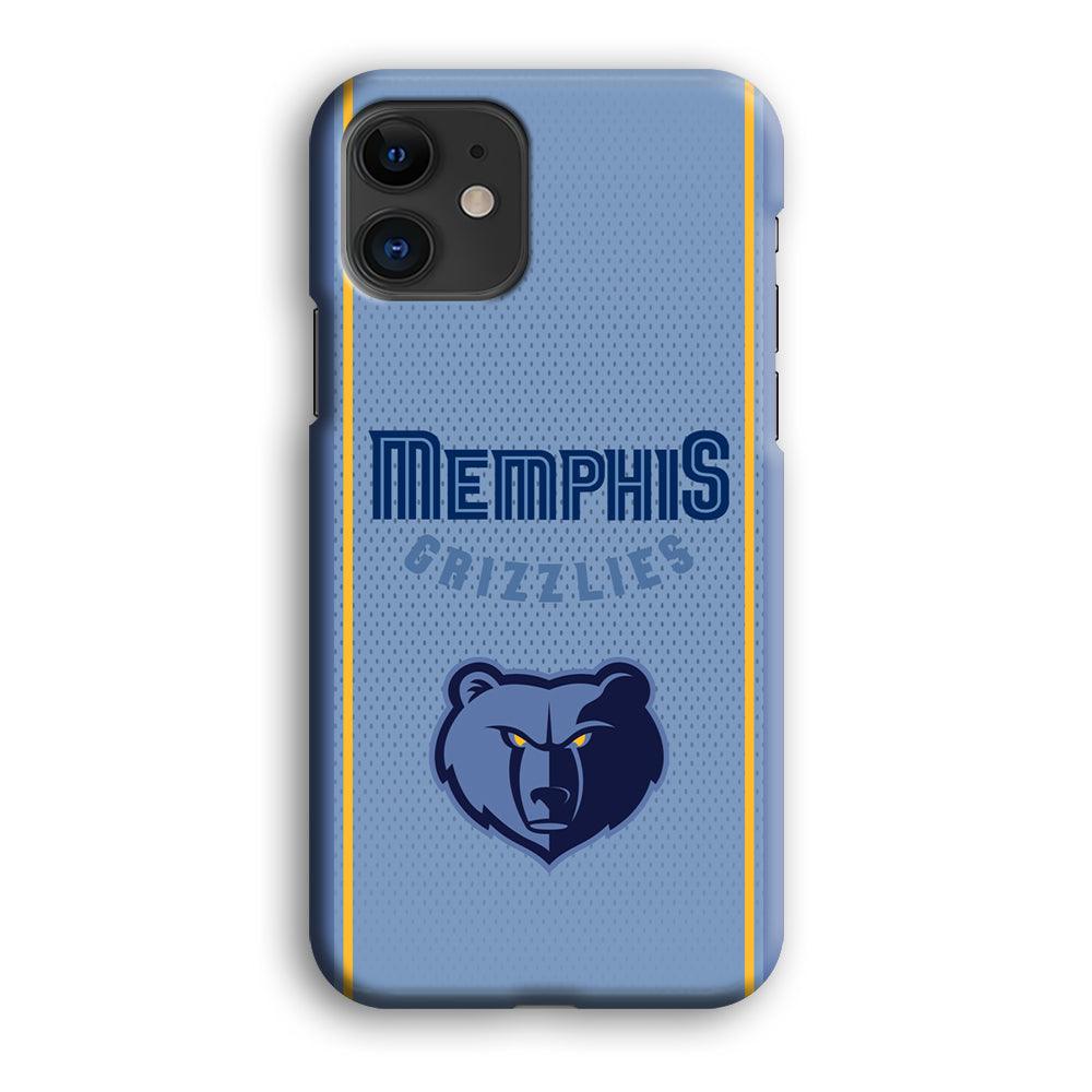 Memphis Grizzlies Light Blue Jersey iPhone 12 Case-Oxvistore