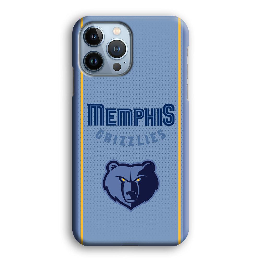 Memphis Grizzlies Light Blue Jersey iPhone 14 Pro Max Case-Oxvistore