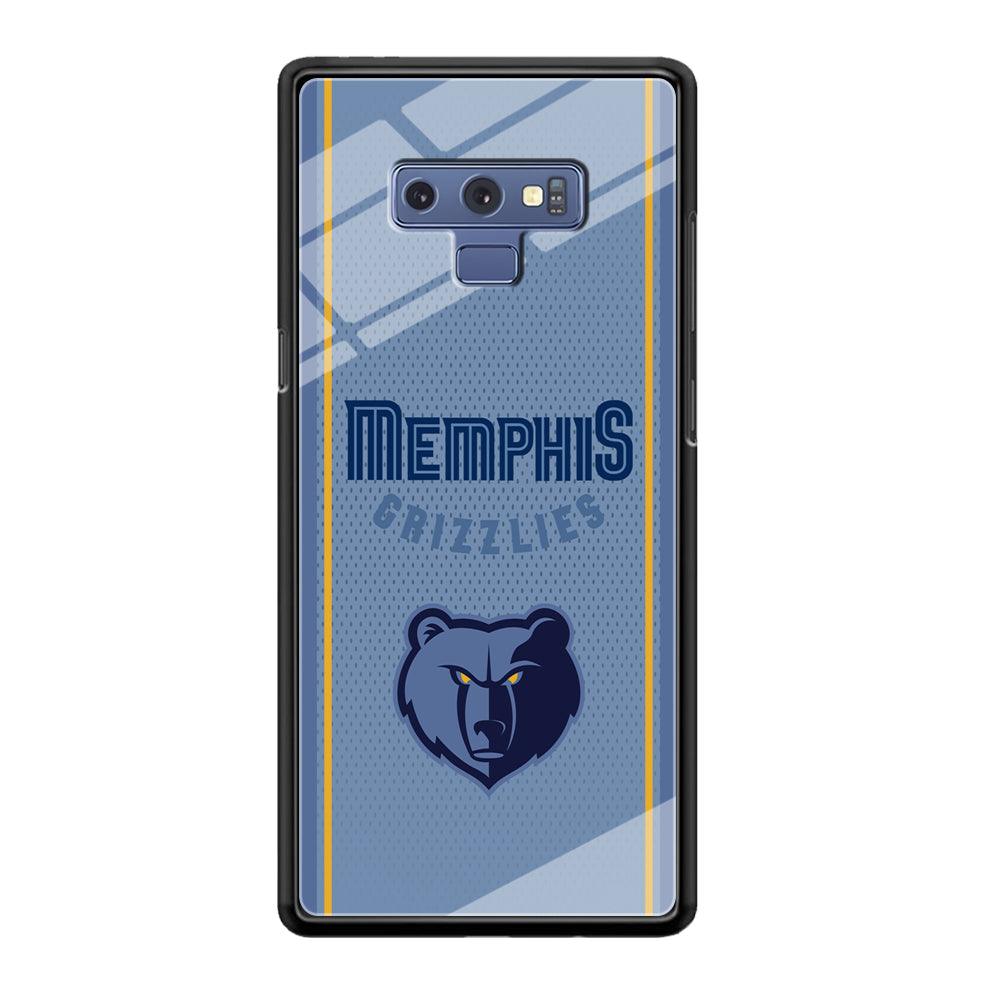 Memphis Grizzlies Light Blue Jersey Samsung Galaxy Note 9 Case-Oxvistore