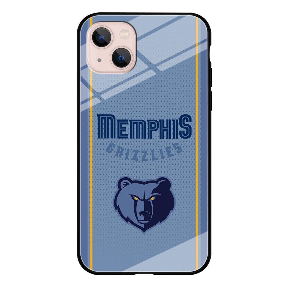 Memphis Grizzlies Light Blue Jersey iPhone 15 Plus Case-Oxvistore