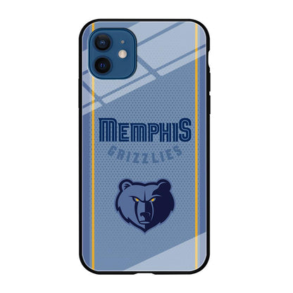 Memphis Grizzlies Light Blue Jersey iPhone 12 Case-Oxvistore