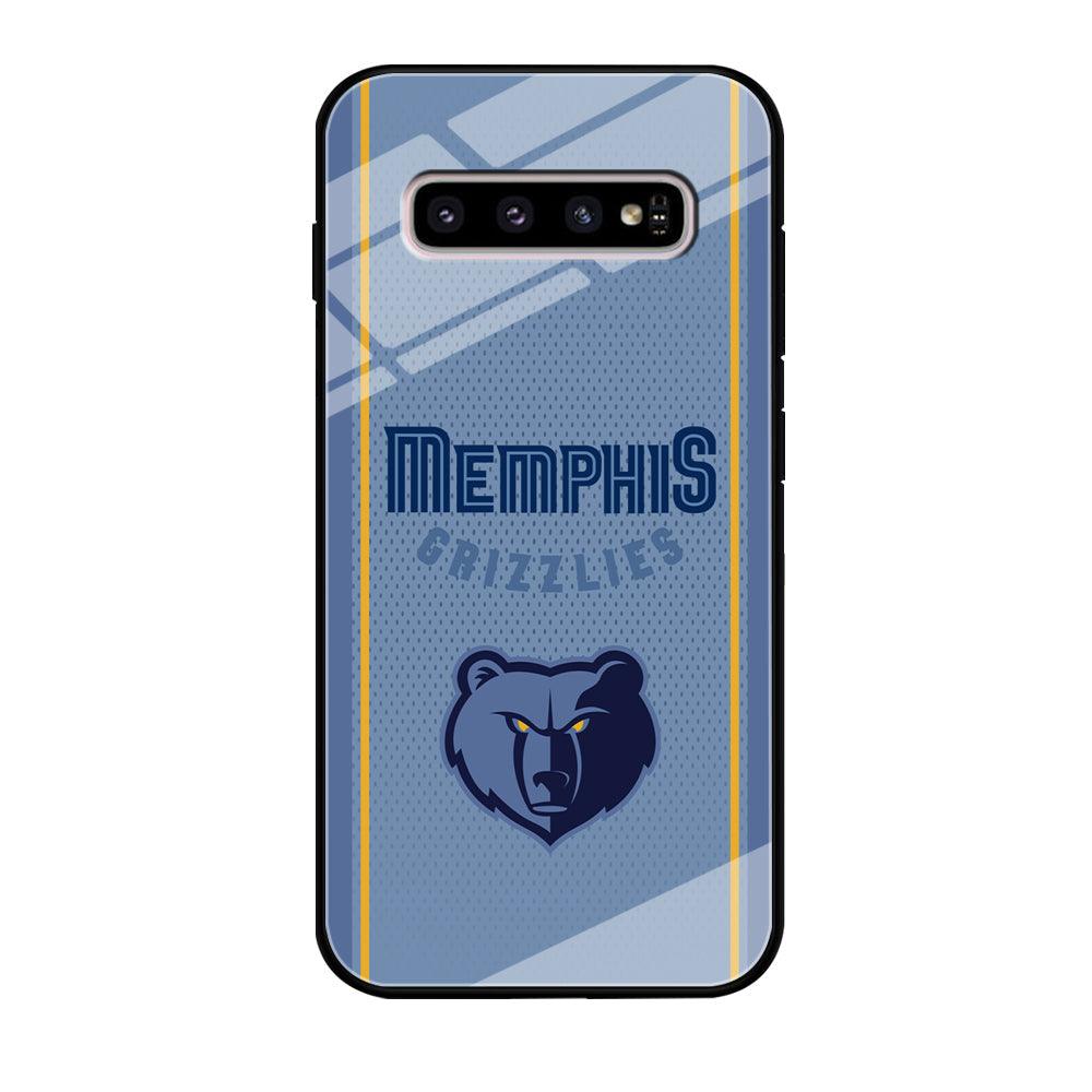 Memphis Grizzlies Light Blue Jersey Samsung Galaxy S10 Plus Case-Oxvistore