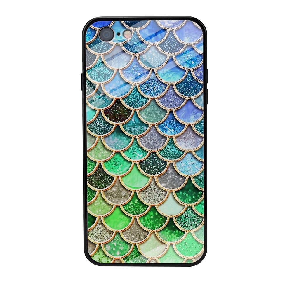 Mermaid Blue Green Shiny Shell iPhone 6 | 6s Case-Oxvistore