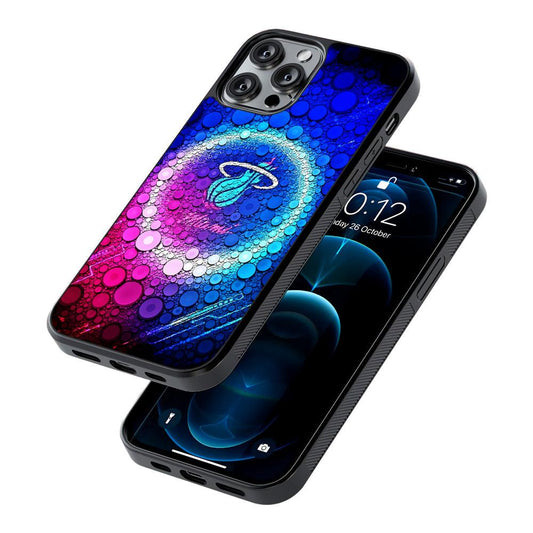 Miami Heat Bubble 2D Rubber Phone Case-Oxvistore