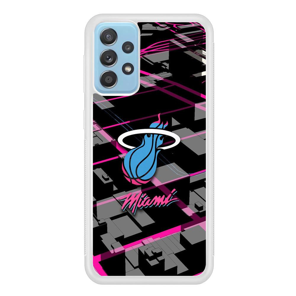 Miami Heat Light of Town Samsung Galaxy A52 Case-Oxvistore