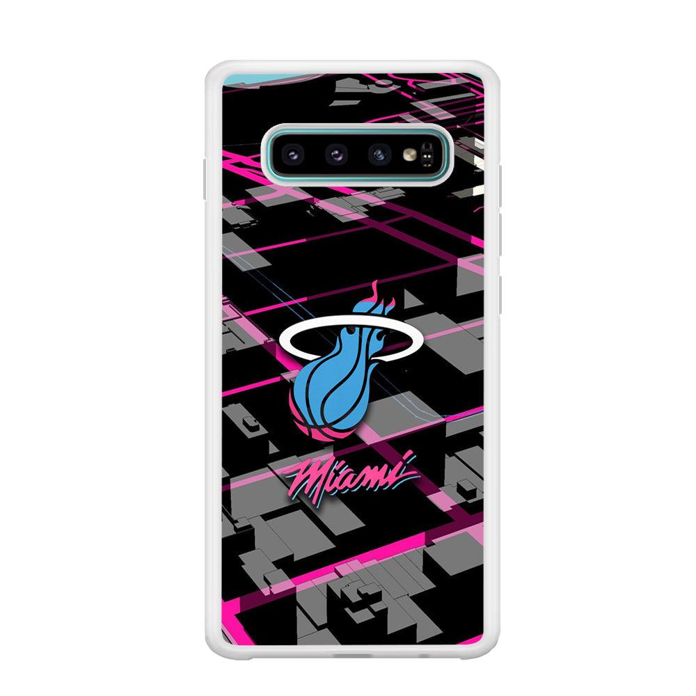 Miami Heat Light of Town Samsung Galaxy S10 Plus Case-Oxvistore