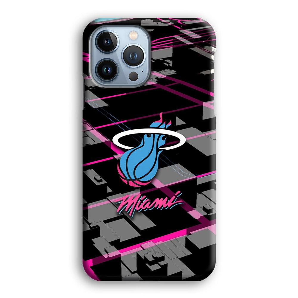 Miami Heat Light of Town iPhone 15 Pro Case-Oxvistore