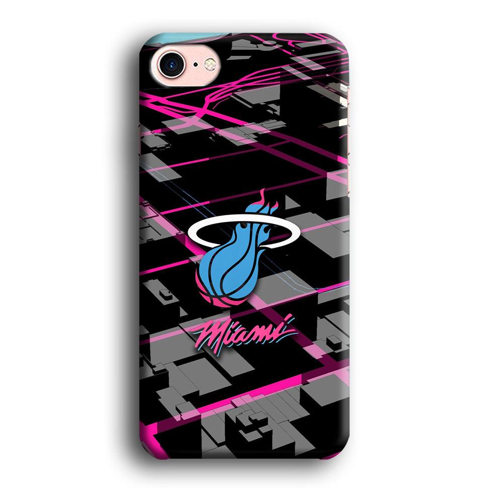 Miami Heat Light of Town iPhone 8 Case-Oxvistore