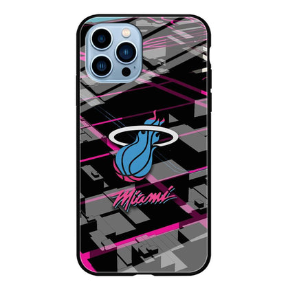 Miami Heat Light of Town iPhone 15 Pro Case-Oxvistore