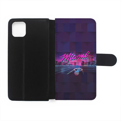 Miami Heat Logo Flip Wallet Phone Case