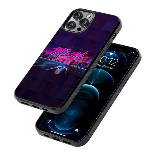 Miami Heat Logo 2D Rubber Phone Case-Oxvistore