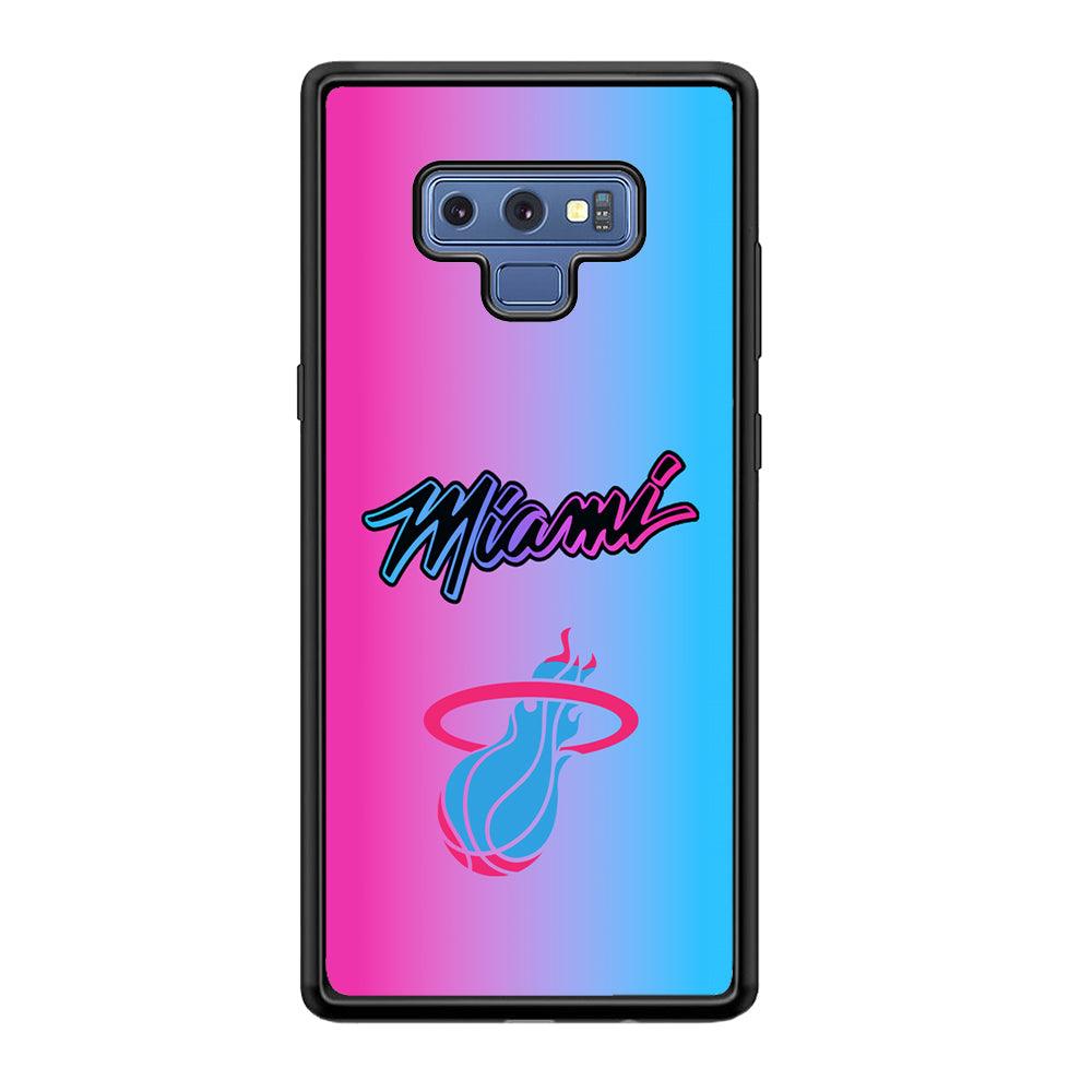 Miami Heat Rainbow Light Jersey Samsung Galaxy Note 9 Case-Oxvistore