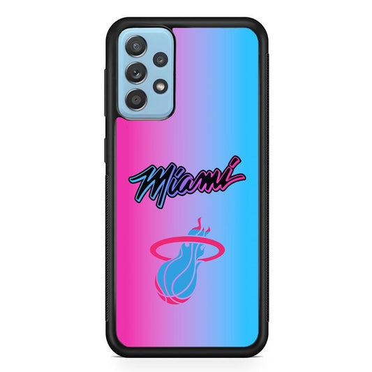 Miami Heat Rainbow Light Jersey Samsung Galaxy A52 Case-Oxvistore