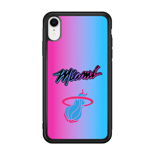 Miami Heat Rainbow Light Jersey iPhone XR Case-Oxvistore