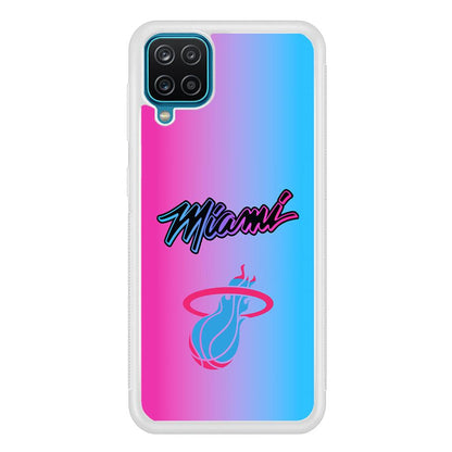 Miami Heat Rainbow Light Jersey Samsung Galaxy A12 Case-Oxvistore