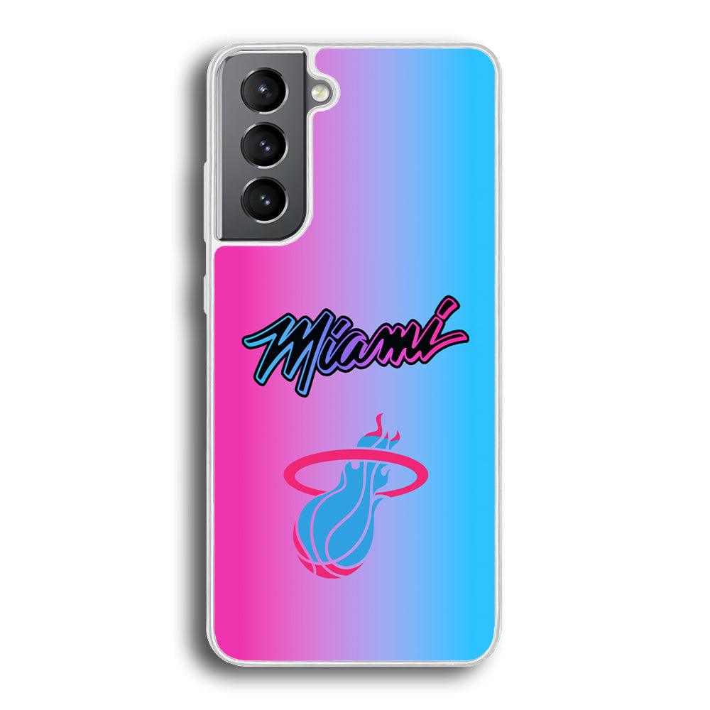 Miami Heat Rainbow Light Jersey Samsung Galaxy S21 Case-Oxvistore