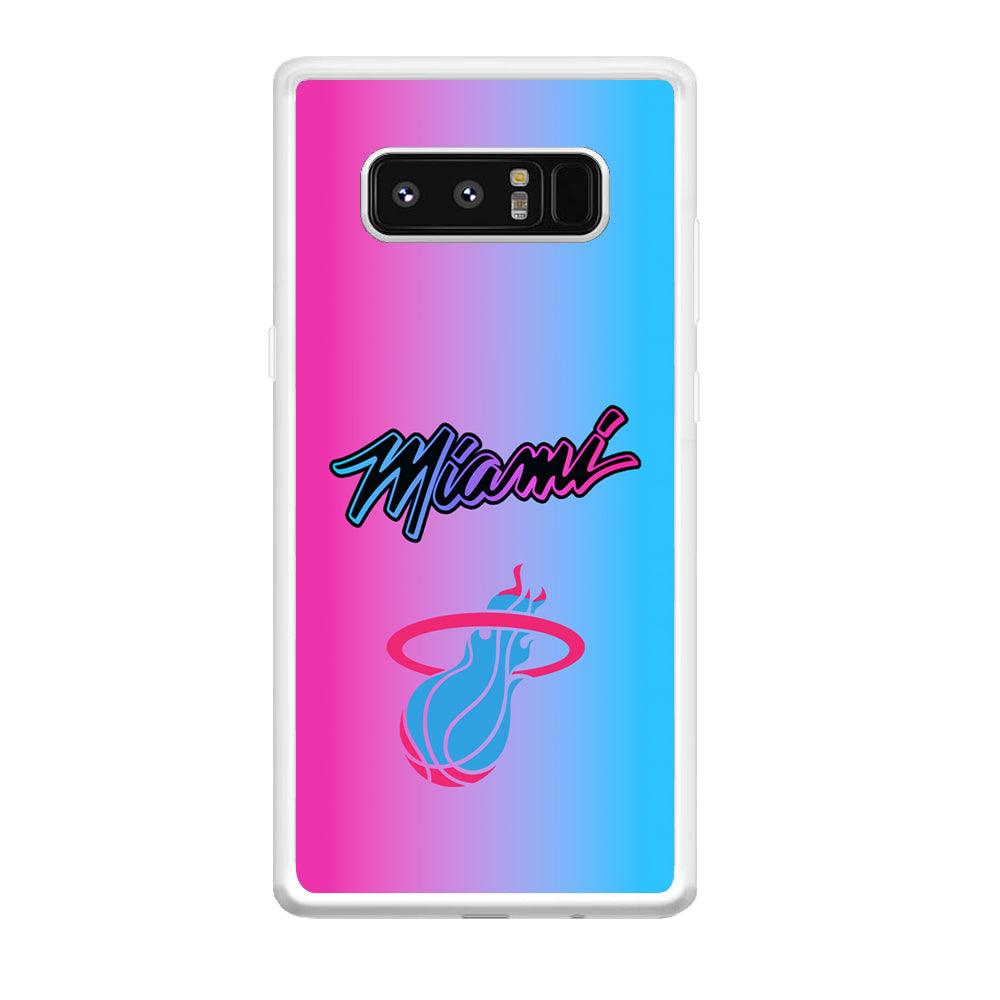 Miami Heat Rainbow Light Jersey Samsung Galaxy Note 8 Case-Oxvistore