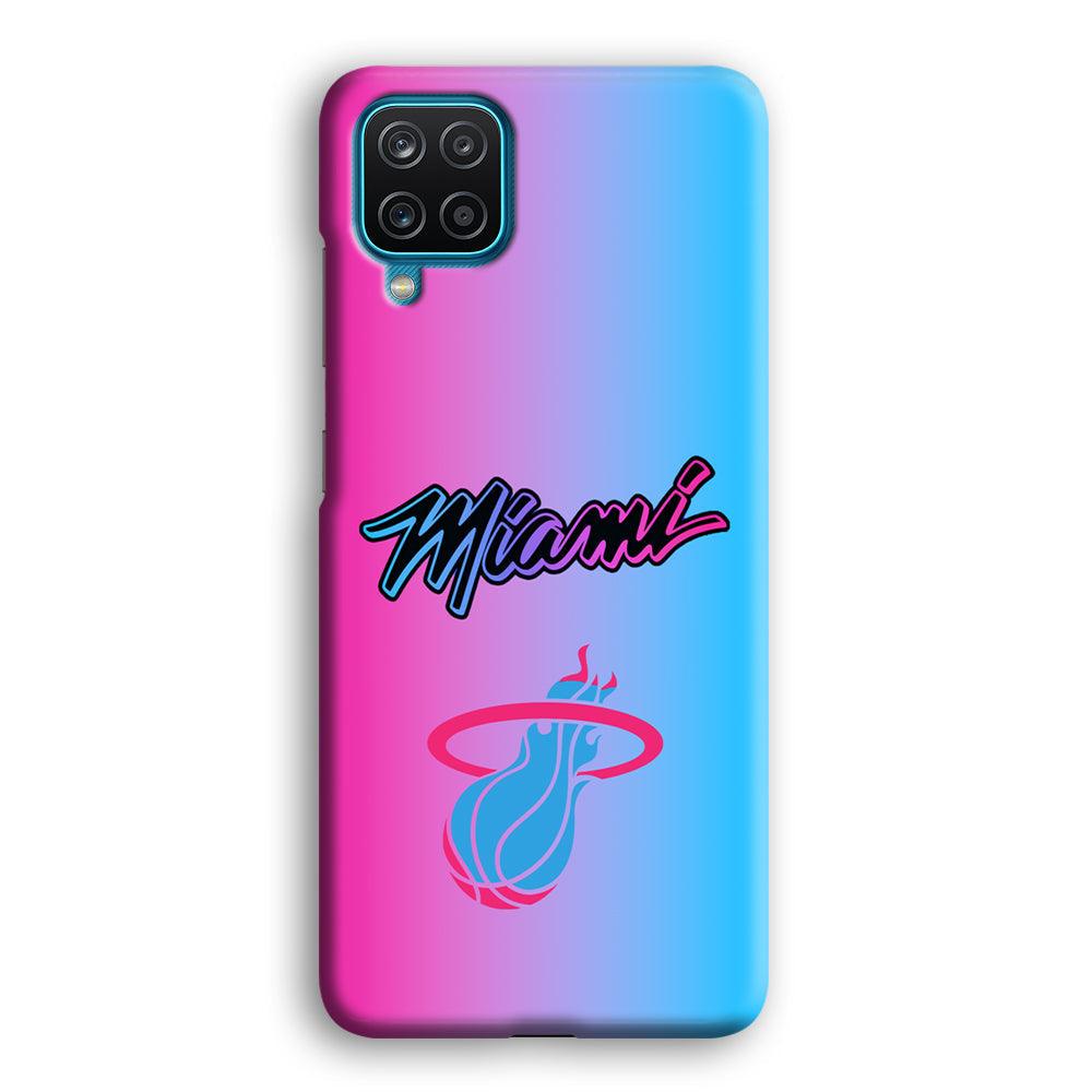 Miami Heat Rainbow Light Jersey Samsung Galaxy A12 Case-Oxvistore