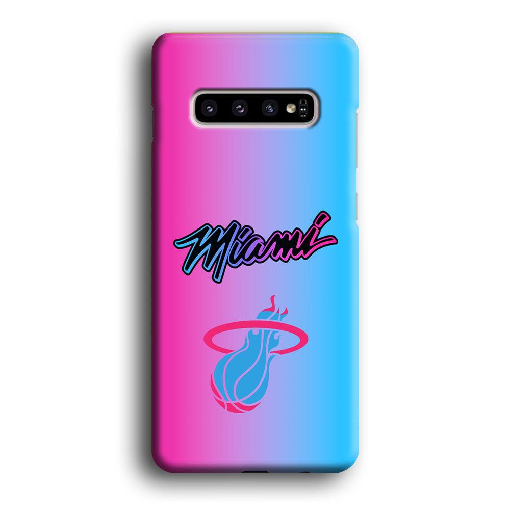 Miami Heat Rainbow Light Jersey Samsung Galaxy S10 Case-Oxvistore