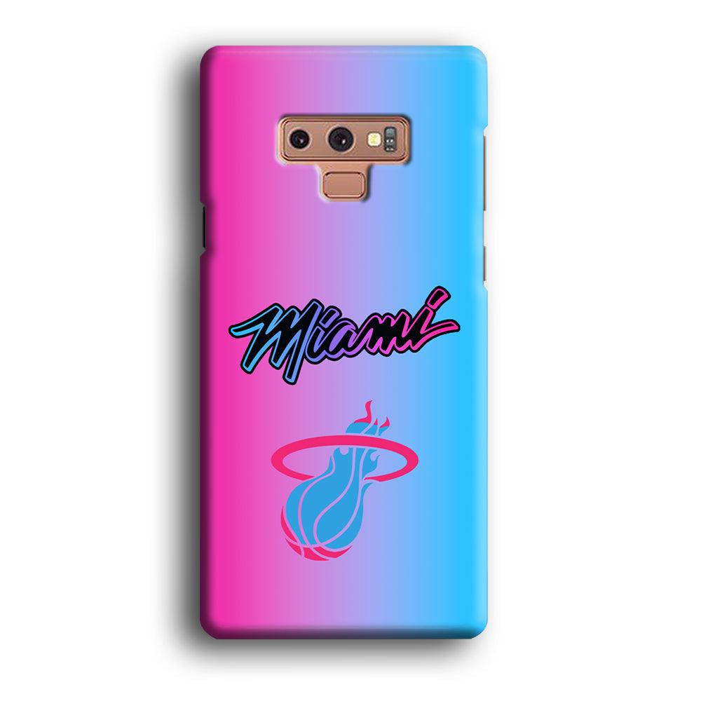 Miami Heat Rainbow Light Jersey Samsung Galaxy Note 9 Case-Oxvistore