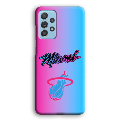 Miami Heat Rainbow Light Jersey Samsung Galaxy A72 Case-Oxvistore