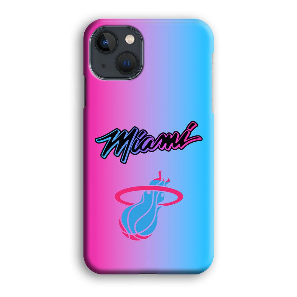 Miami Heat Rainbow Light Jersey iPhone 15 Plus Case-Oxvistore