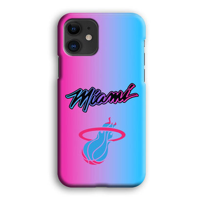 Miami Heat Rainbow Light Jersey iPhone 12 Case-Oxvistore