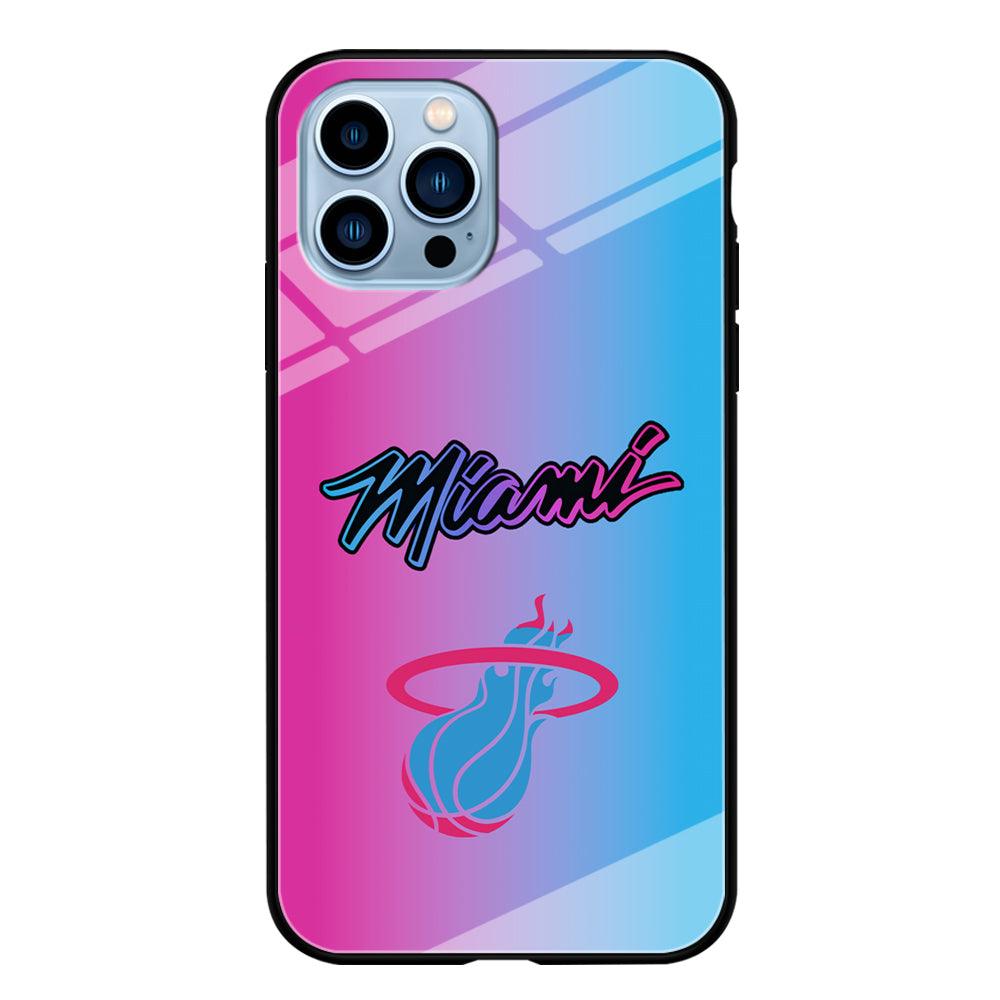 Miami Heat Rainbow Light Jersey iPhone 15 Pro Max Case-Oxvistore