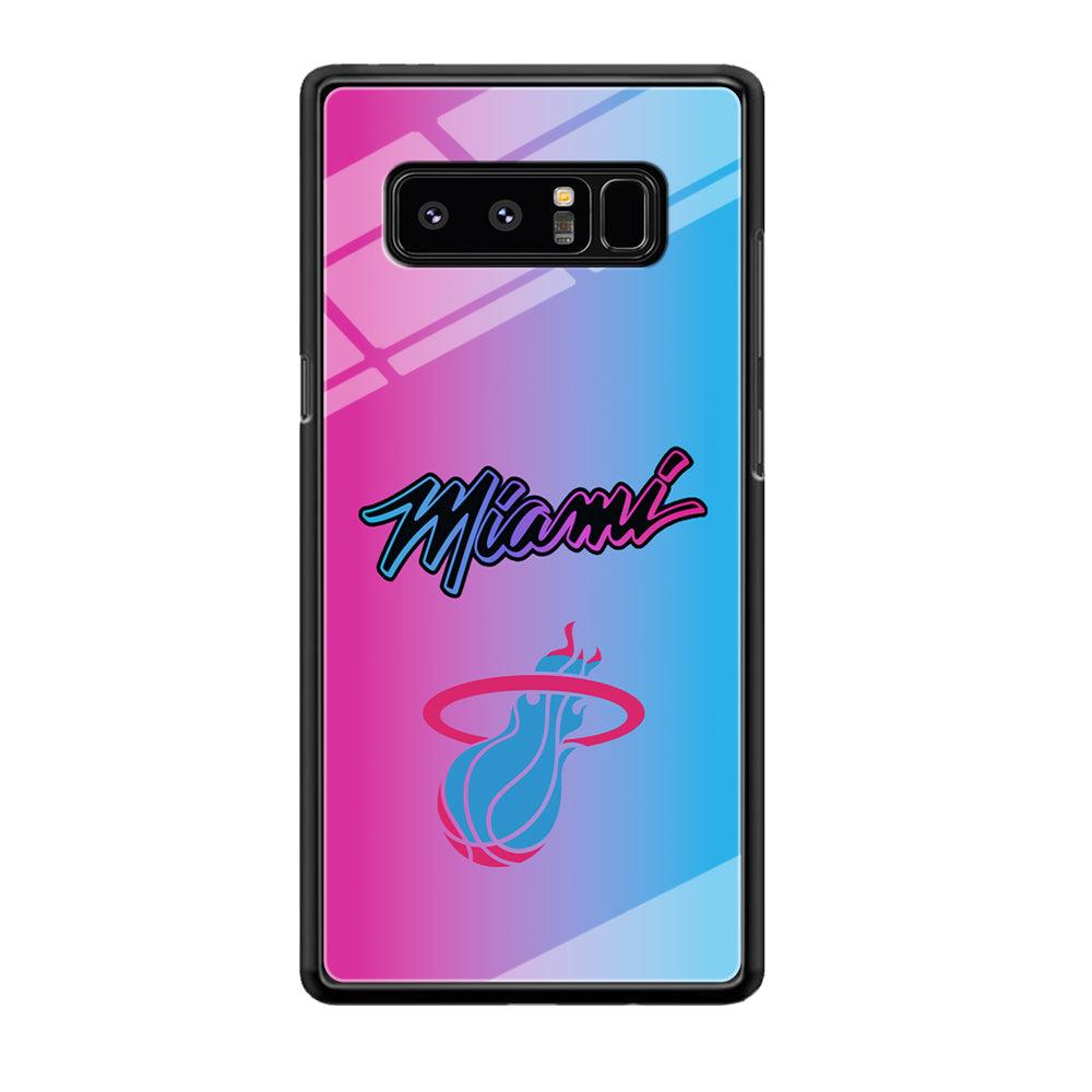 Miami Heat Rainbow Light Jersey Samsung Galaxy Note 8 Case-Oxvistore