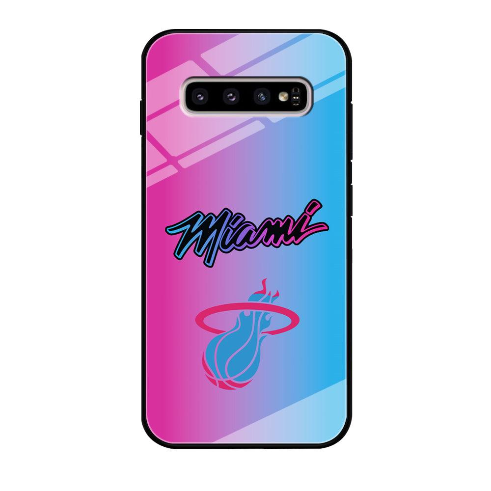 Miami Heat Rainbow Light Jersey Samsung Galaxy S10 Plus Case-Oxvistore