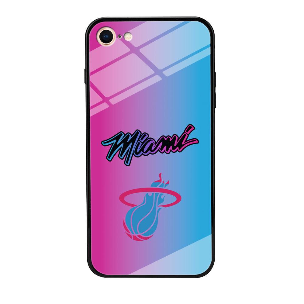 Miami Heat Rainbow Light Jersey iPhone 8 Case-Oxvistore