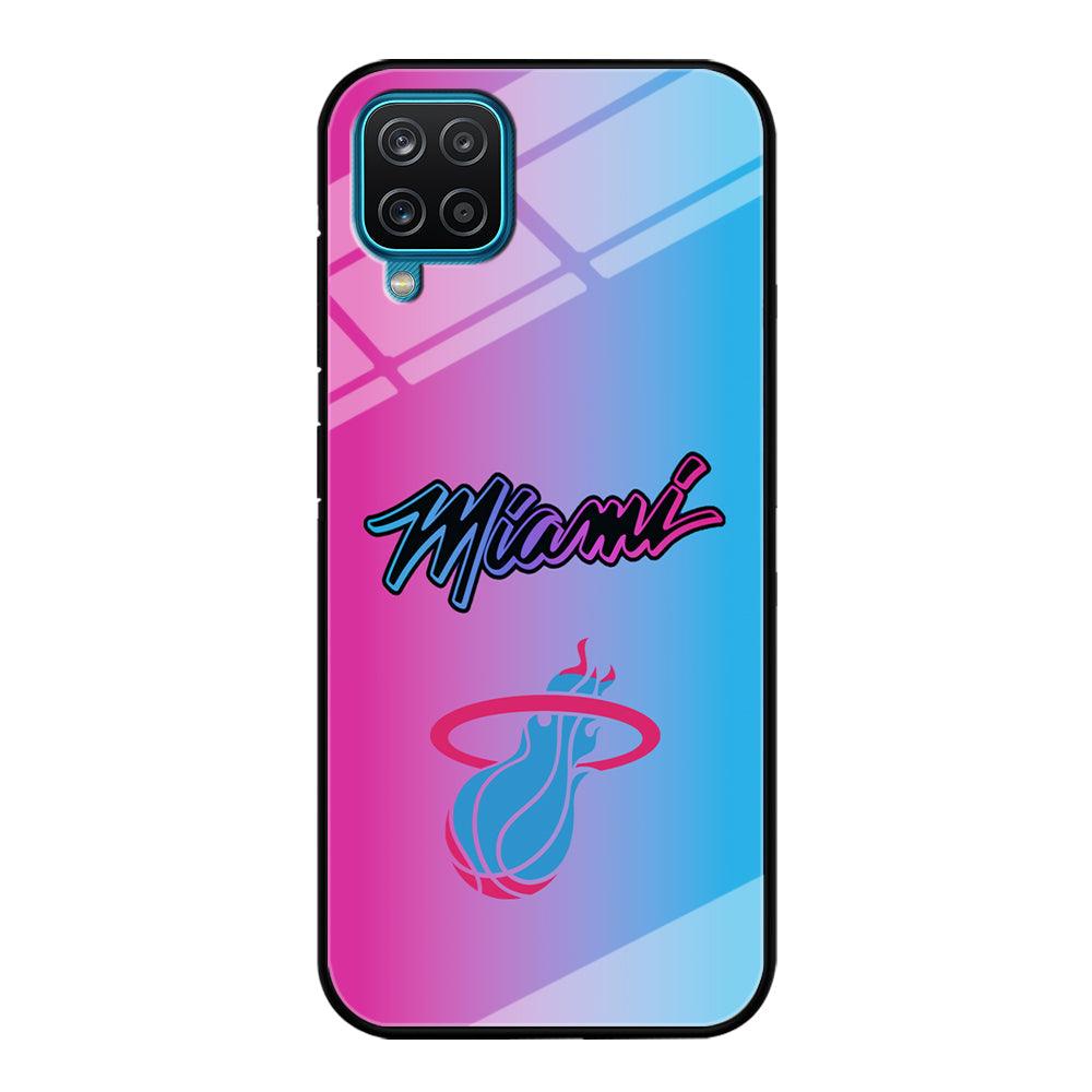 Miami Heat Rainbow Light Jersey Samsung Galaxy A12 Case-Oxvistore