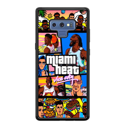 Miami Heat Star of Vice City Samsung Galaxy Note 9 Case-Oxvistore