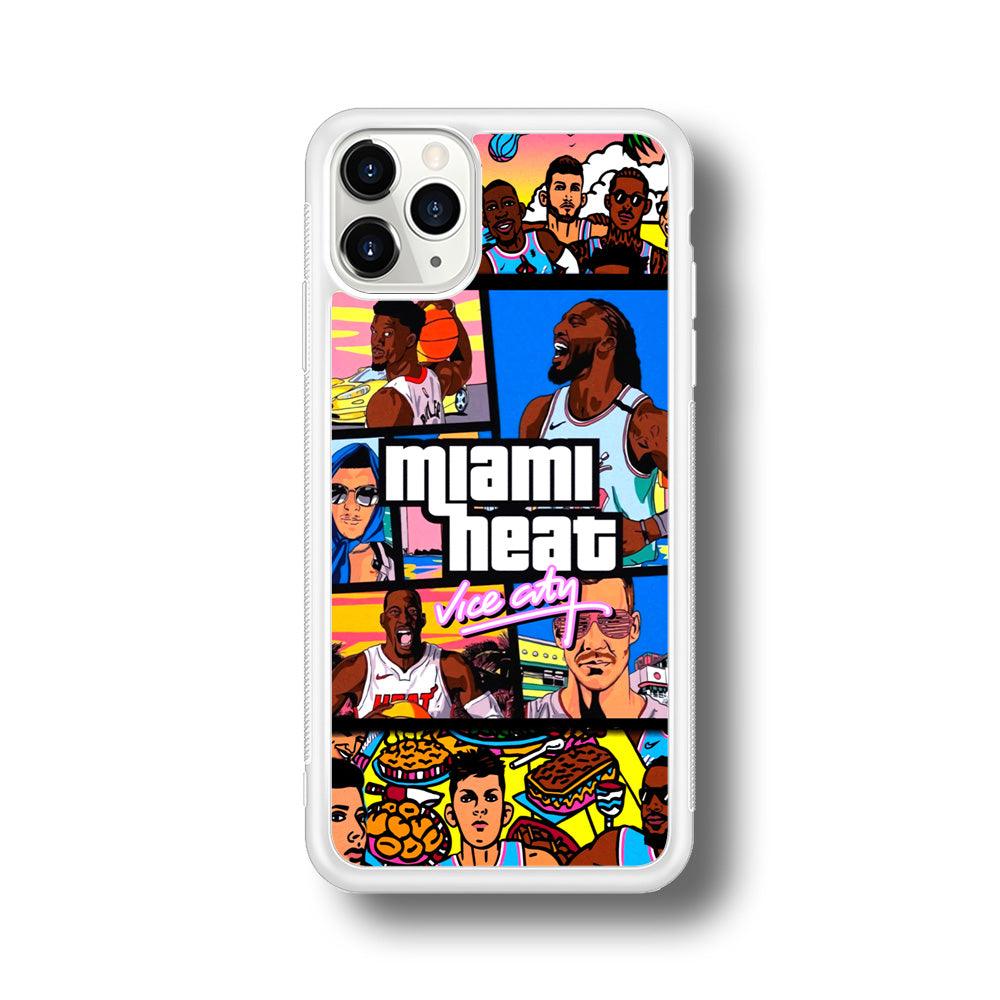 Miami Heat Star of Vice City iPhone 11 Pro Case-Oxvistore