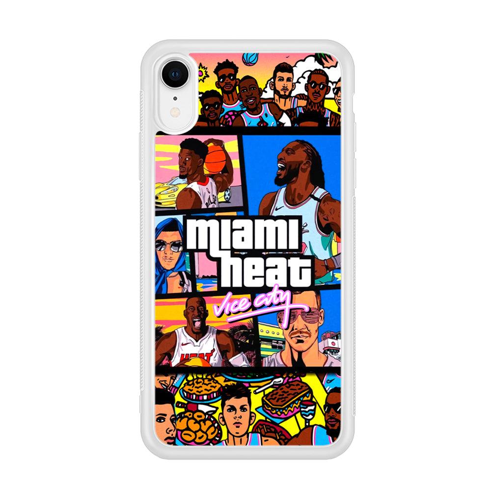 Miami Heat Star of Vice City iPhone XR Case-Oxvistore