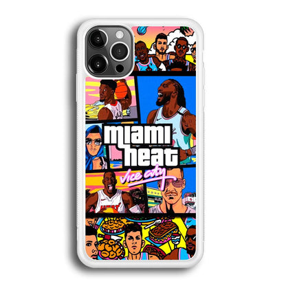 Miami Heat Star of Vice City iPhone 12 Pro Max Case-Oxvistore