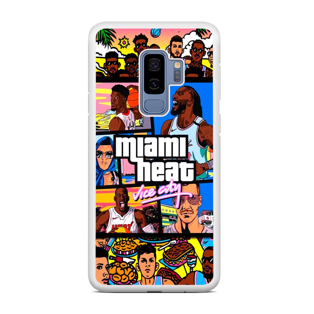 Miami Heat Star of Vice City Samsung Galaxy S9 Plus Case-Oxvistore